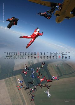 Kalendarz spadochronowy 2010 - marzec