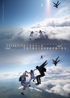 Kalendarz spadochronowy 2010 - sierpie