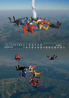 Kalendarz spadochronowy 2010 - padziernik